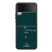 Samsung Galaxy Z Flip 4 surrealistic sadness suojakuoret - Ok I Gotta Go - Noora Kämppi - Ei