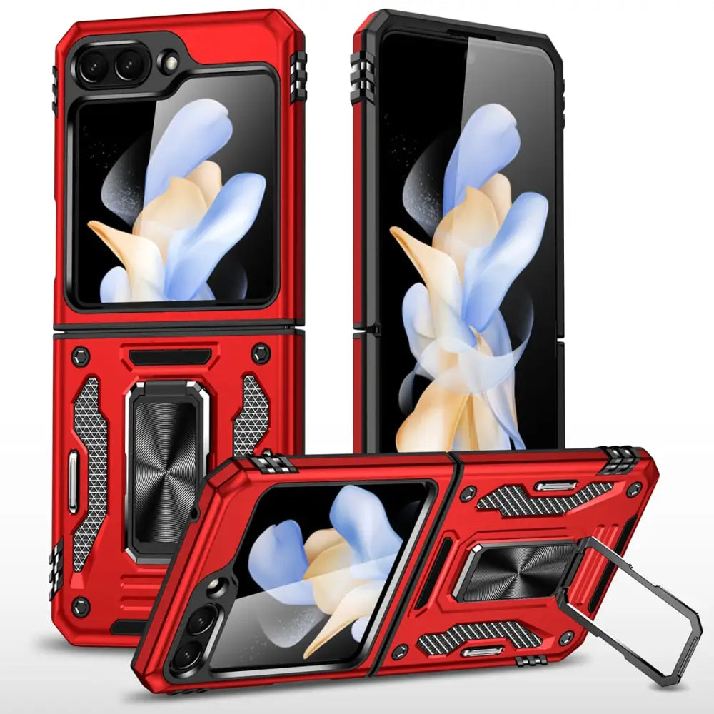 Samsung Galaxy Z Flip 5 Armor suojakuori - Punainen