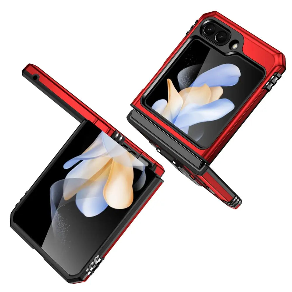Samsung Galaxy Z Flip 5 Armor suojakuori - Punainen