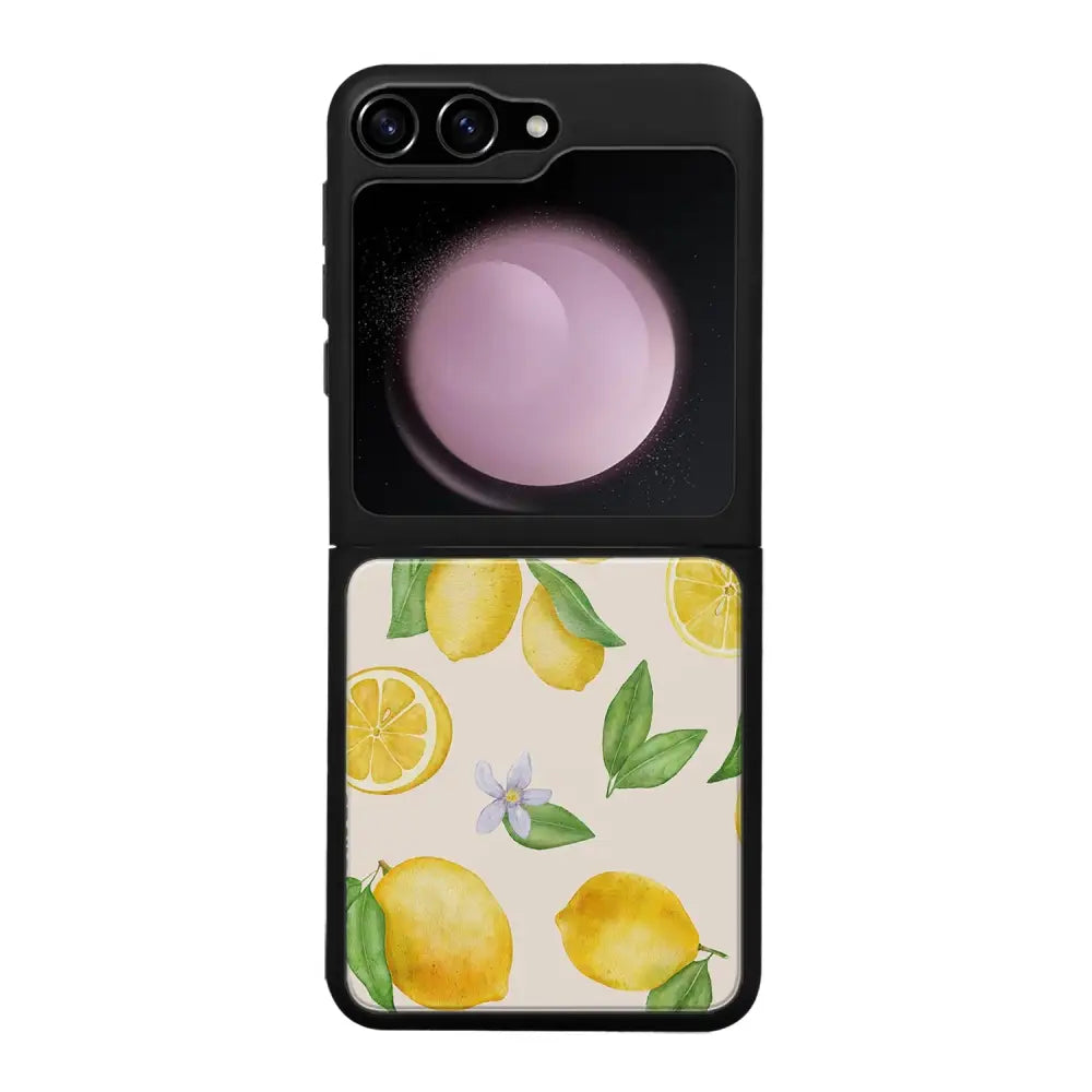 Samsung Galaxy Z Flip 5 hedelmä suojakuoret - Lemon - Ei