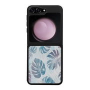 Samsung Galaxy Z Flip 5 kukka suojakuoret - Monstera Texture - Ei