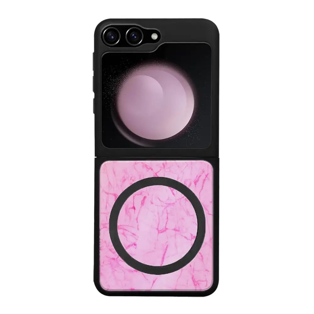 Samsung Galaxy Z Flip 5 marmori suojakuoret - Light Pink Marble