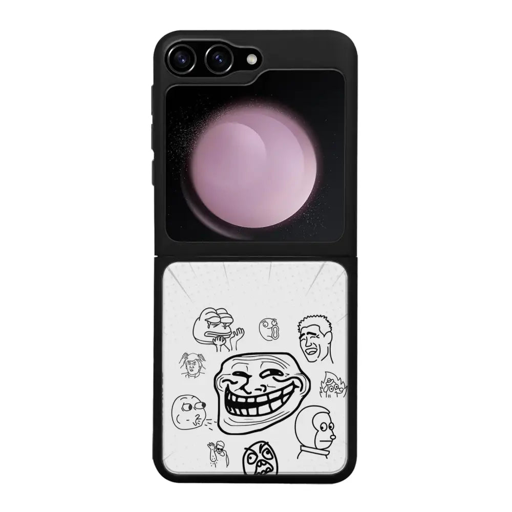 Samsung Galaxy Z Flip 5 meemi suojakuoret - Meemi - Ei