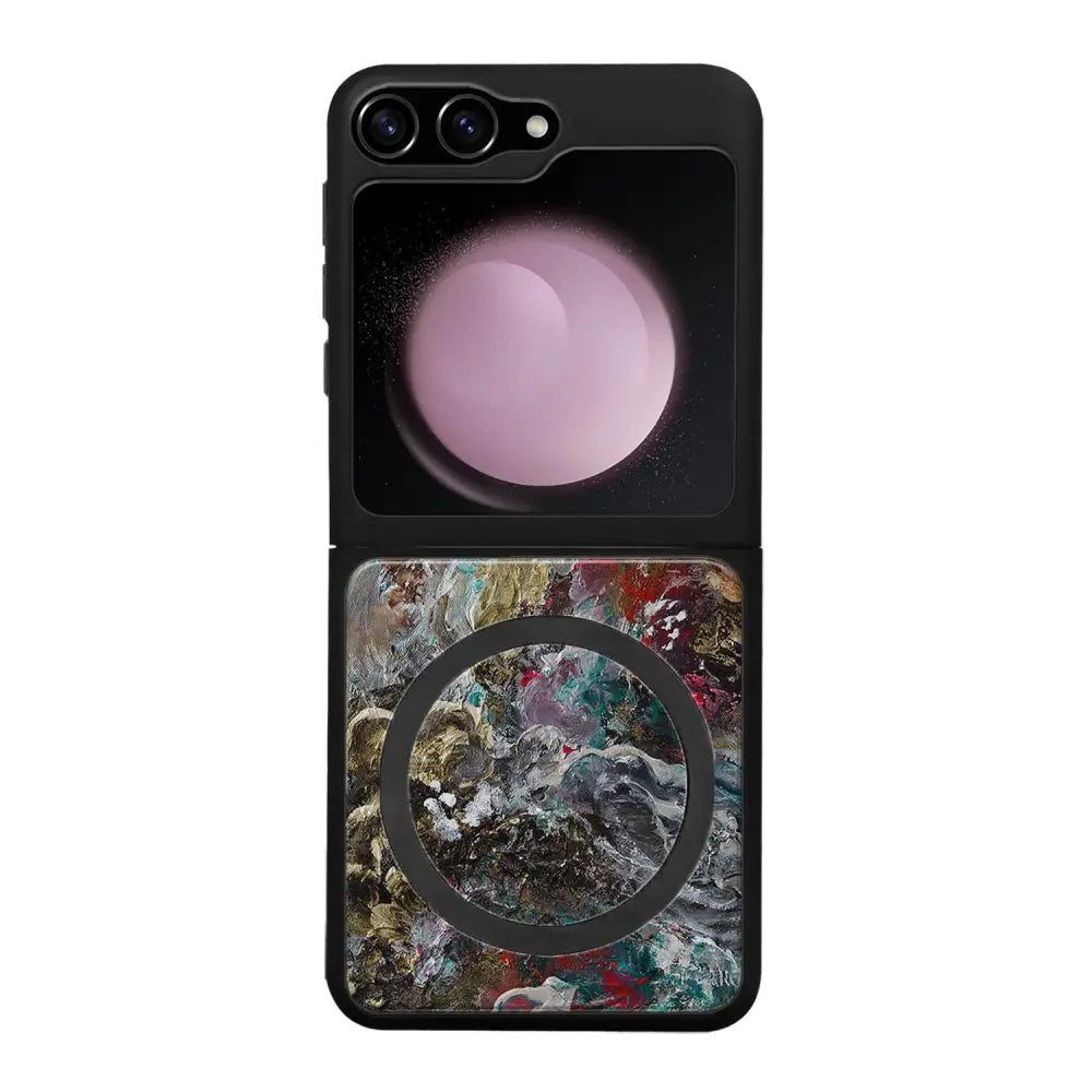 Samsung Galaxy Z Flip 5 modern art suojakuoret - Heart Knows - Noora Kämppi