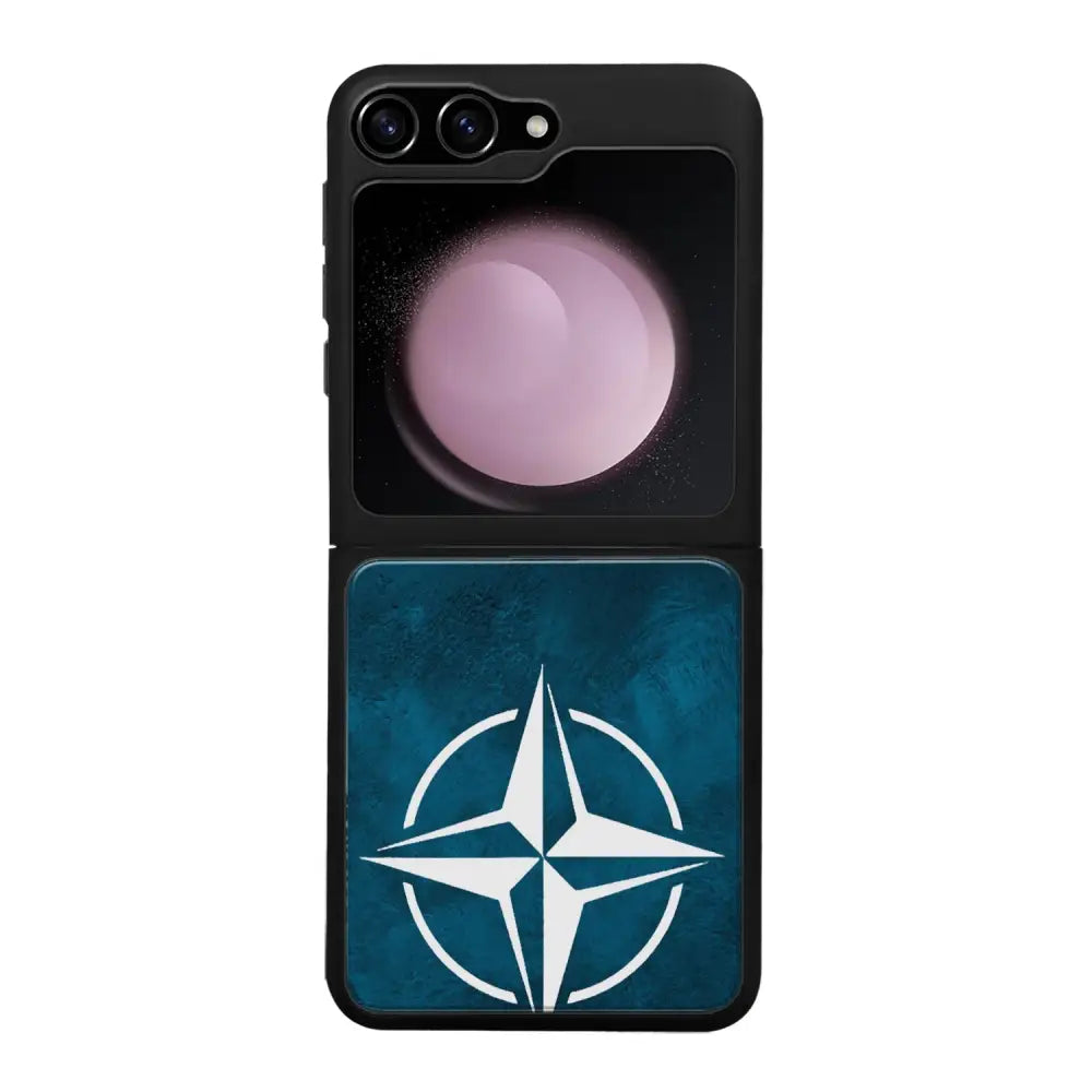 Samsung Galaxy Z Flip 5 nato suojakuoret - Sininen - Ei