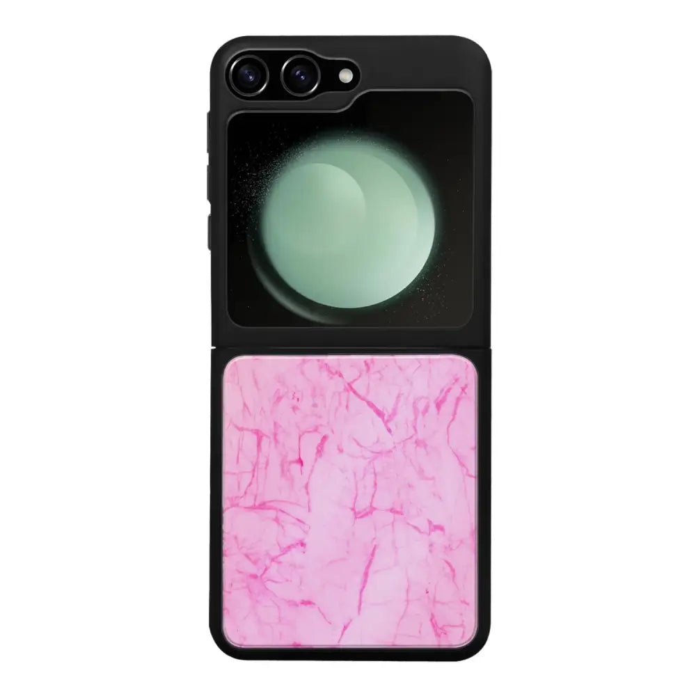 Samsung Galaxy Z Flip 6 marmori suojakuoret - Light Pink Marble - Ei