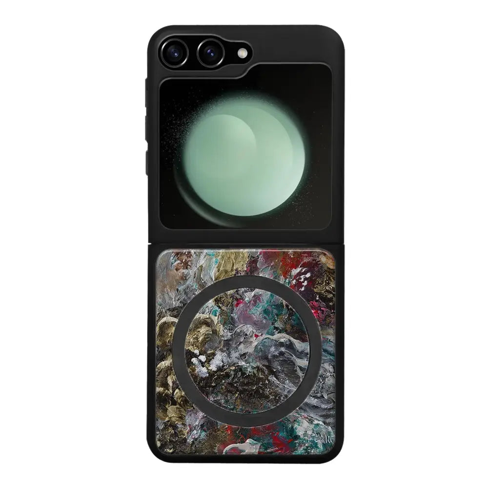 Samsung Galaxy Z Flip 6 modern art suojakuoret - Heart Knows - Noora Kämppi