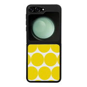 Samsung Galaxy Z Flip 6 pallo suojakuoret - Keltainen Pallo - Ei
