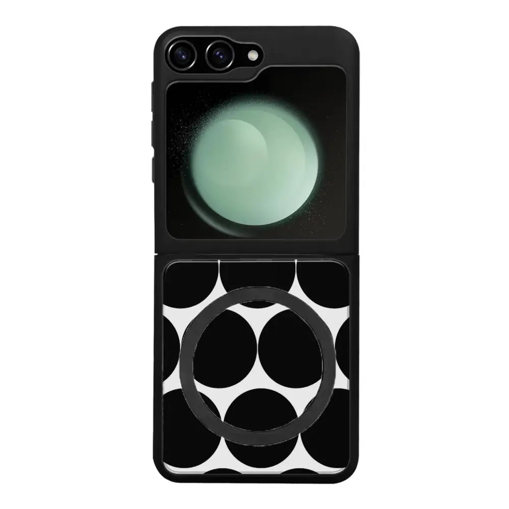 Samsung Galaxy Z Flip 6 pallo suojakuoret - Musta Pallo