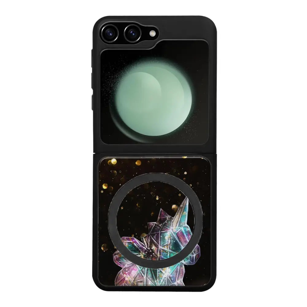 Samsung Galaxy Z Flip 6 unicorn suojakuoret - Kulta - Noora Kämppi