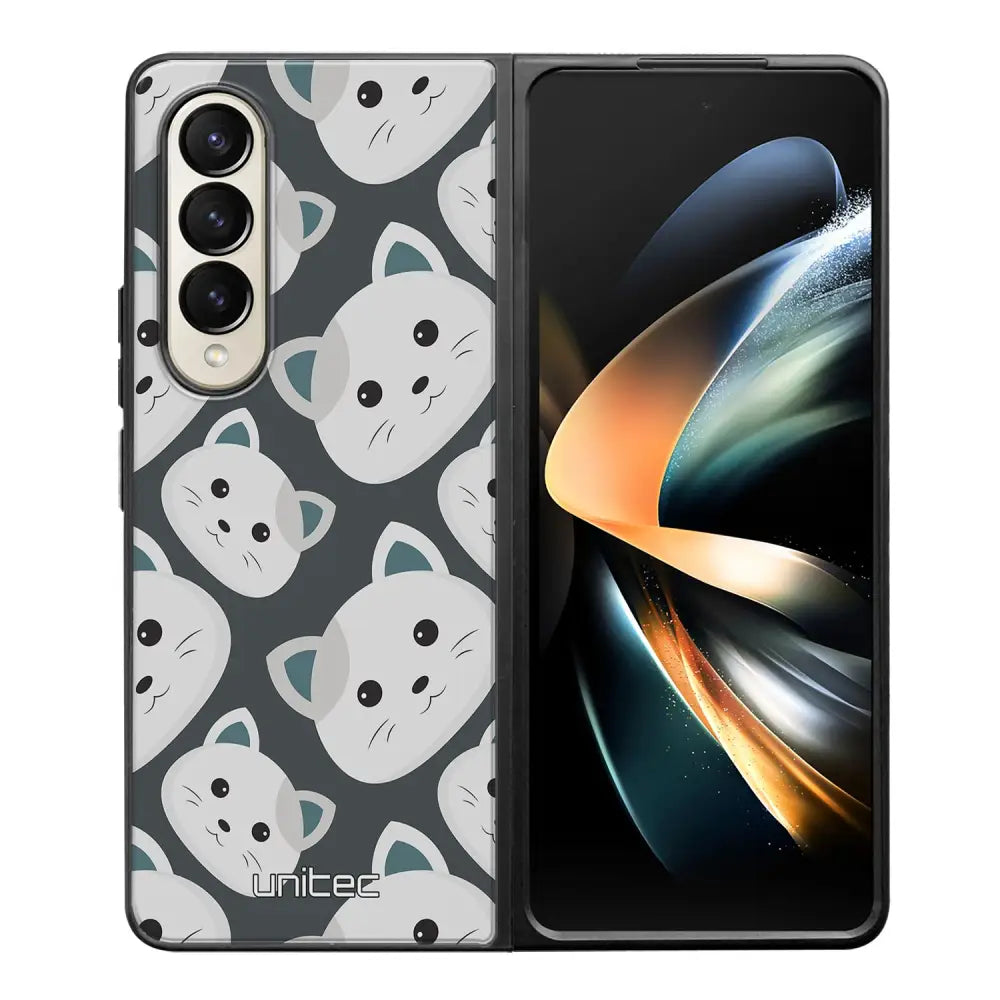 Samsung Galaxy Z Fold 4 kissa suojakuoret - Kittens - Ei