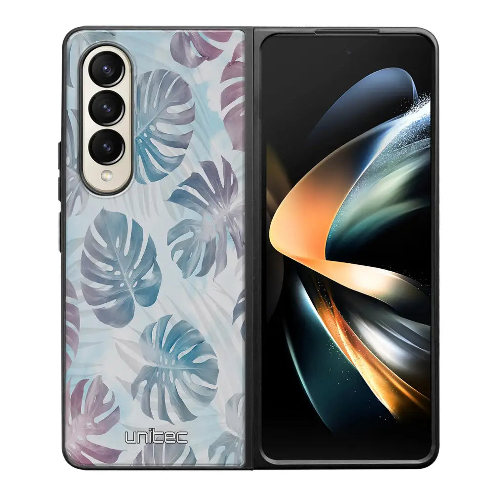 Samsung Galaxy Z Fold 4 kukka suojakuoret - Monstera Texture - Ei