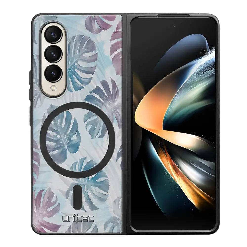 Samsung Galaxy Z Fold 4 kukka suojakuoret - Monstera Texture