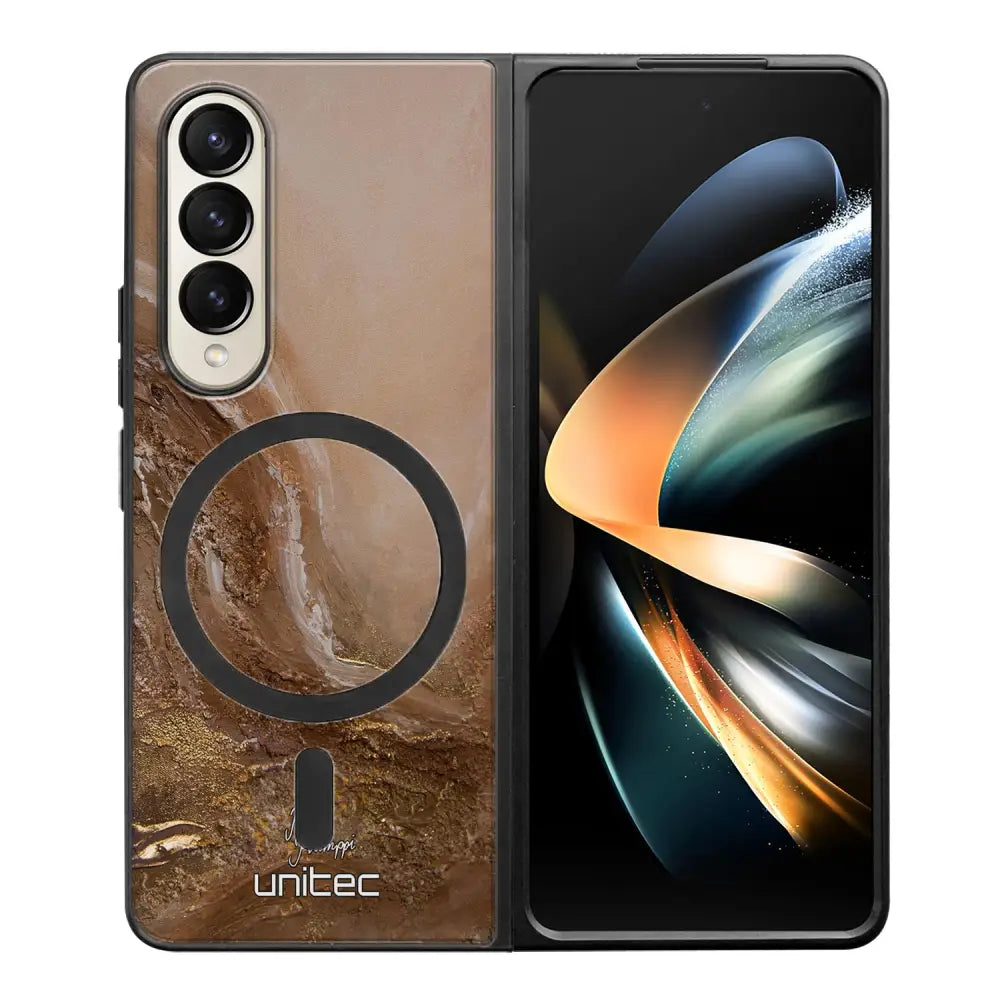 Samsung Galaxy Z Fold 4 pehmeä eleganssi suojakuoret - Laulusi - Noora Kämppi