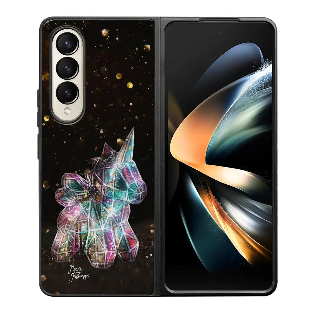 Samsung Galaxy Z Fold 4 unicorn suojakuoret - Kulta - Noora Kämppi - Ei