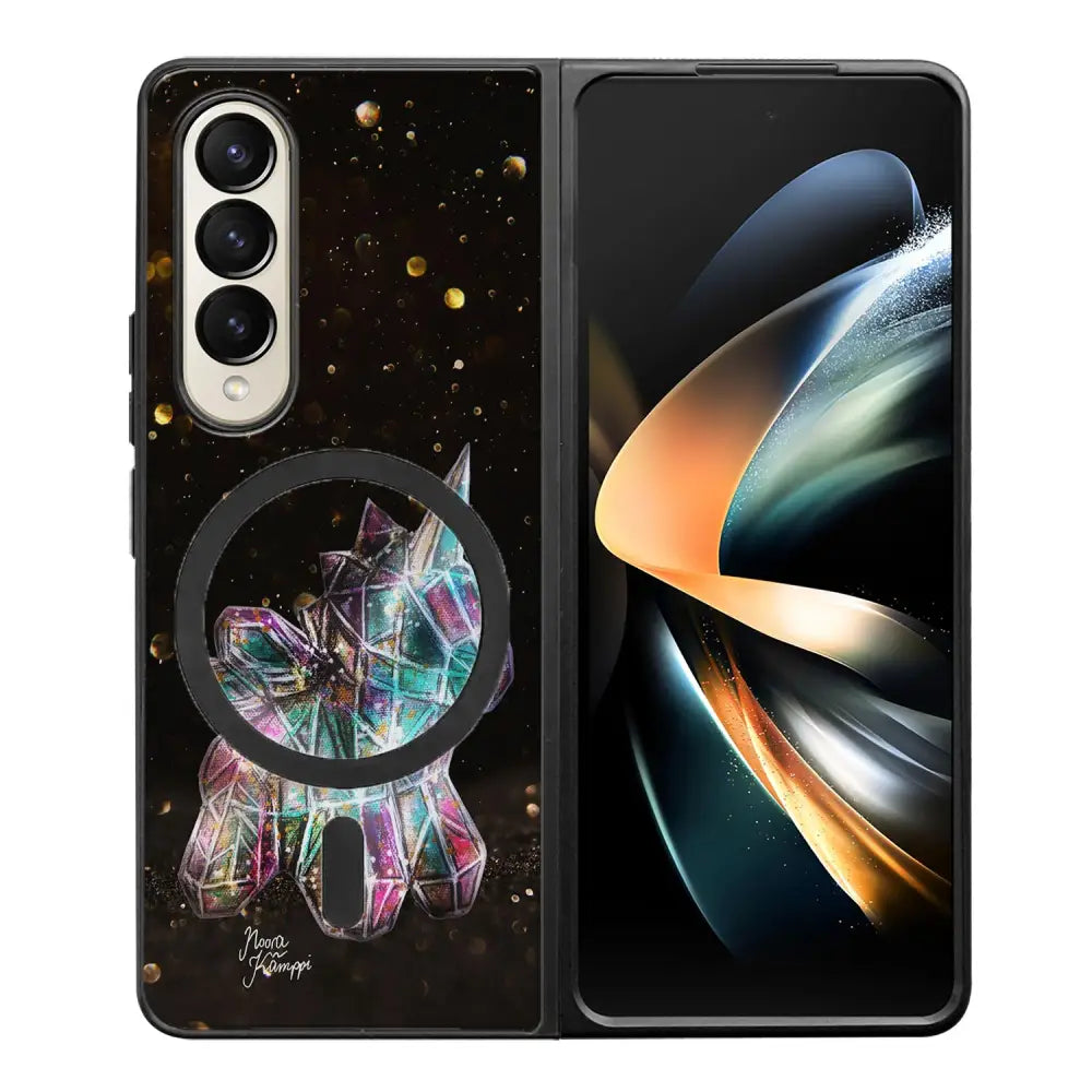 Samsung Galaxy Z Fold 4 unicorn suojakuoret - Kulta - Noora Kämppi