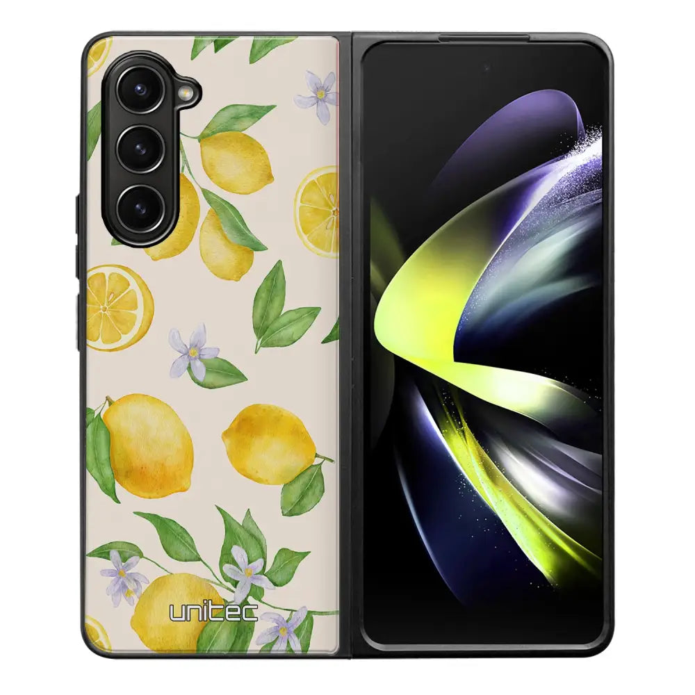 Samsung Galaxy Z Fold 5 hedelmä suojakuoret - Lemon - Ei