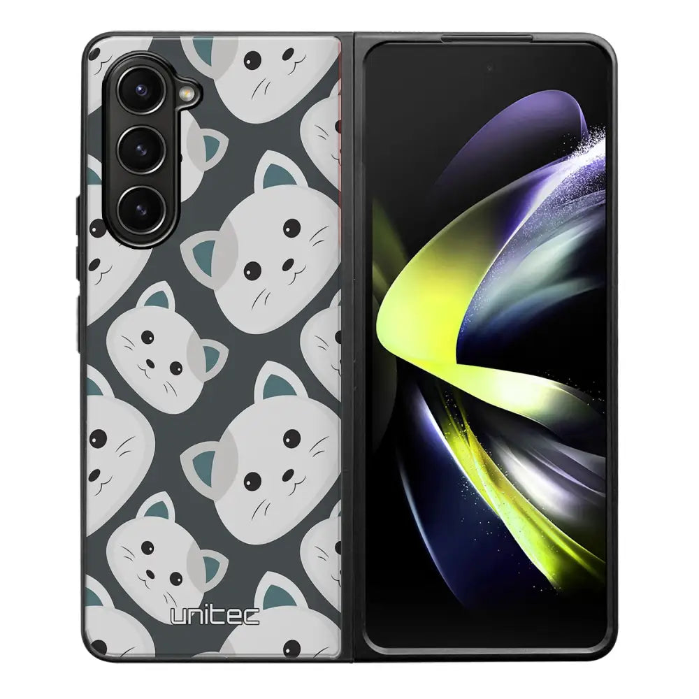 Samsung Galaxy Z Fold 5 kissa suojakuoret - Kittens - Ei