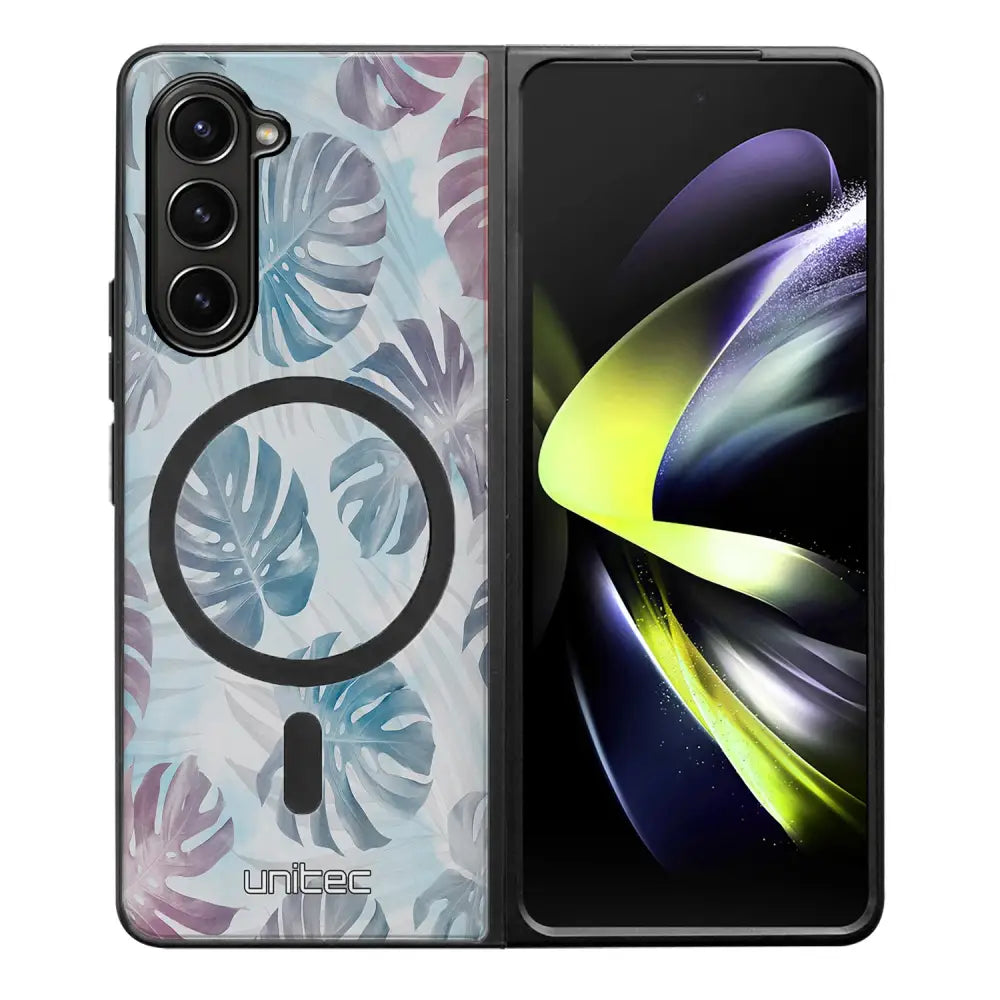 Samsung Galaxy Z Fold 5 kukka suojakuoret - Monstera Texture