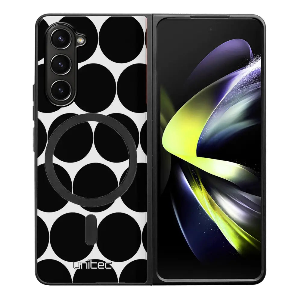Samsung Galaxy Z Fold 5 pallo suojakuoret - Musta Pallo