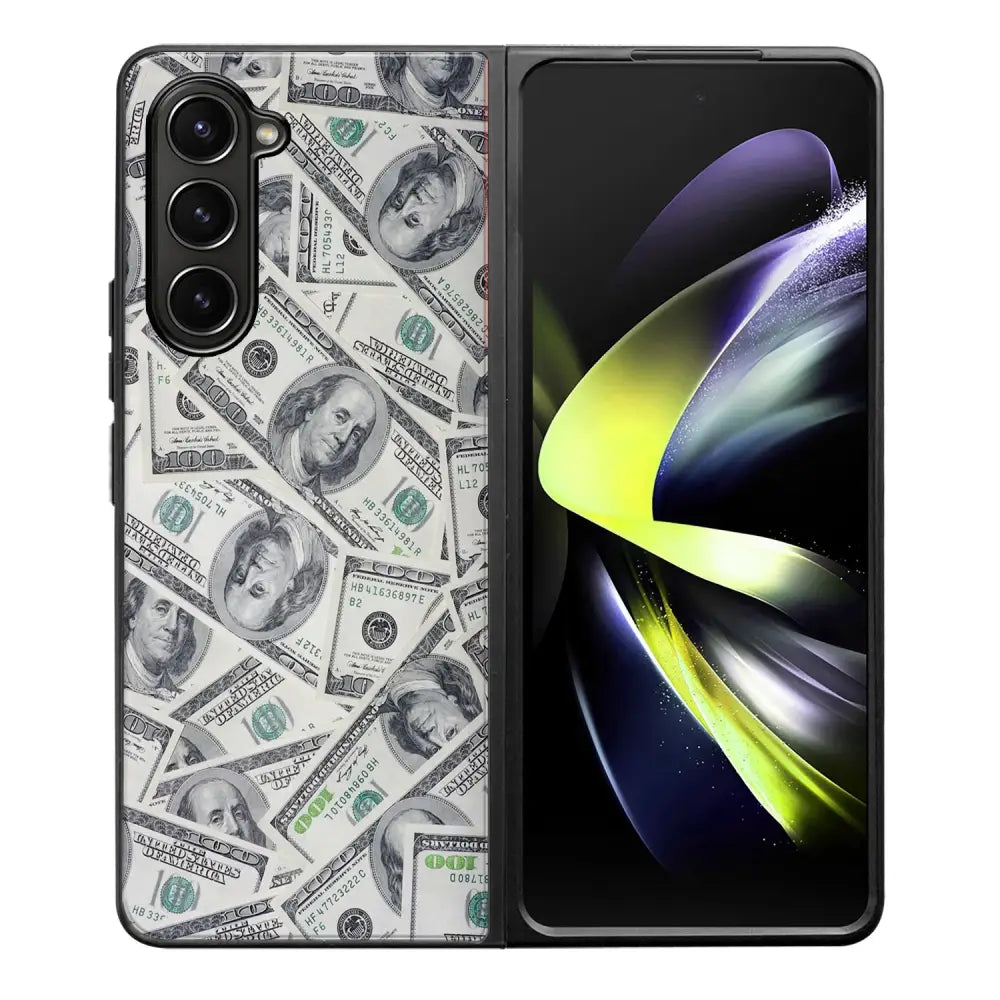 Samsung Galaxy Z Fold 5 seteli suojakuoret - Dollarit - Ei