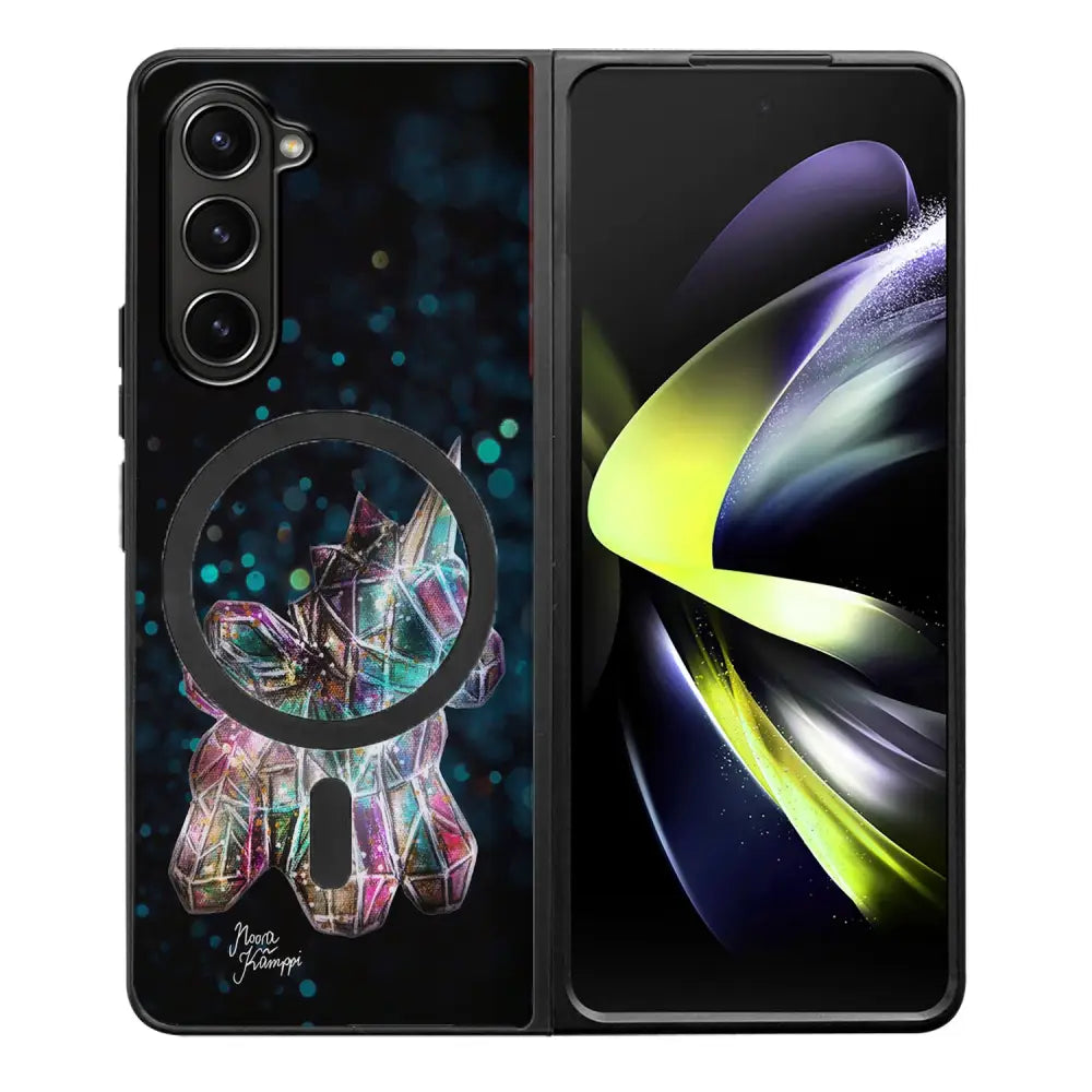 Samsung Galaxy Z Fold 5 unicorn suojakuoret - Sininen - Noora Kämppi