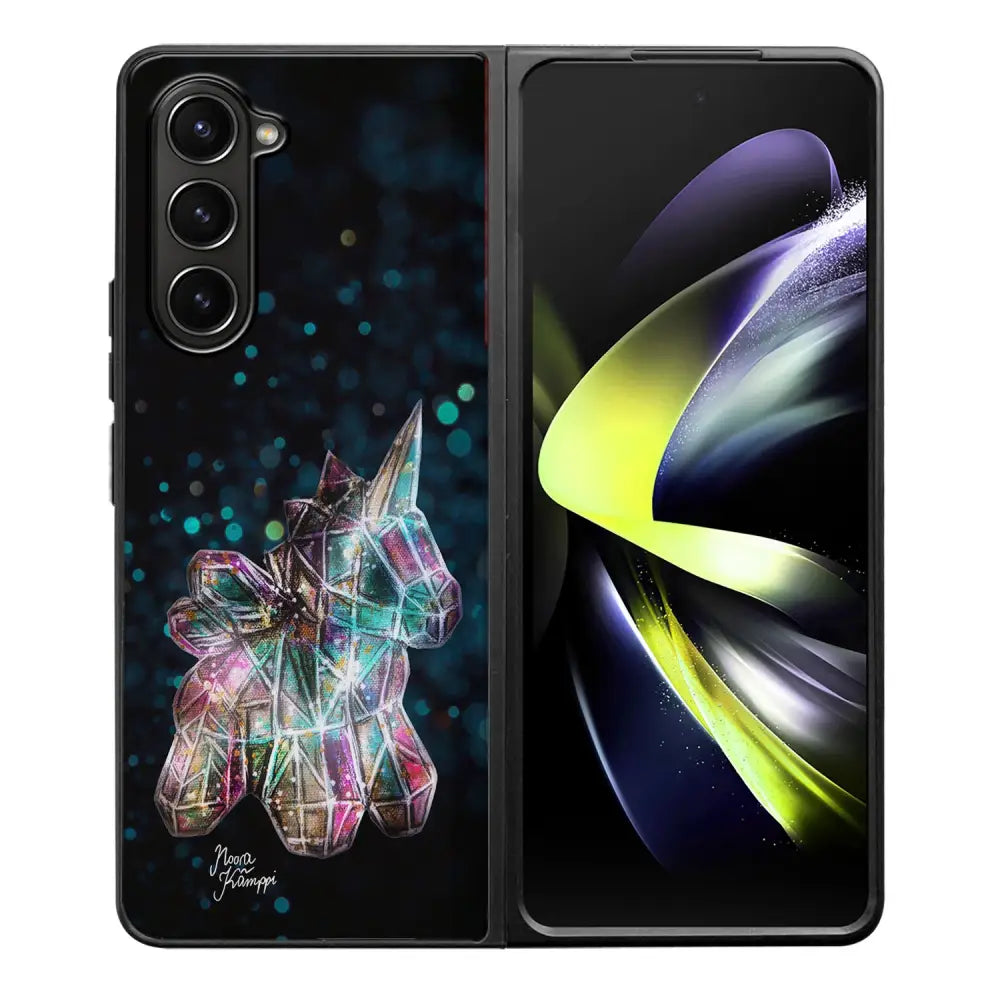 Samsung Galaxy Z Fold 5 unicorn suojakuoret - Sininen - Noora Kämppi - Ei