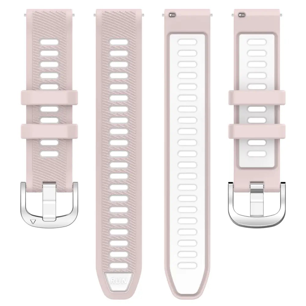 Urheiluranneke 18mm - Pinkki-Valkoinen