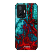 Xiaomi 11T marmori suojakuoret - Blue Red Marble - Ei