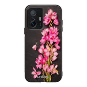 Xiaomi 11T Pro kukka suojakuoret - Pink Flowers - Ei