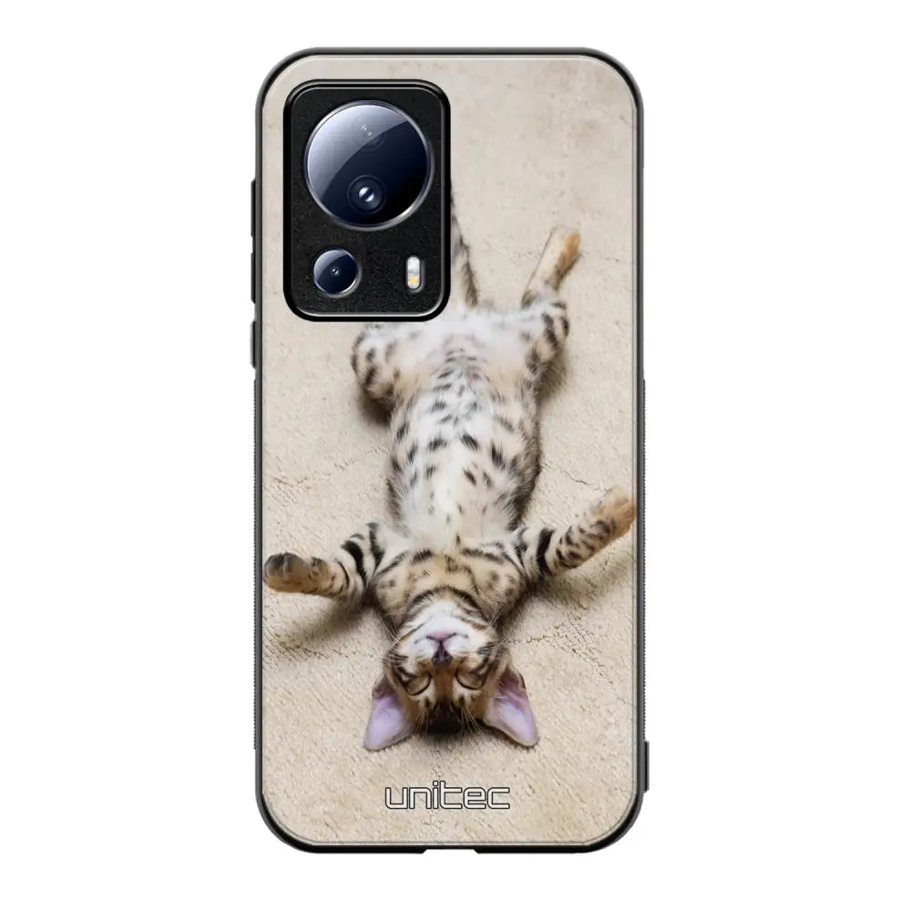 Xiaomi 13 Lite kissa suojakuoret - Relaxing Cat - Ei