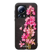 Xiaomi 13 Lite kukka suojakuoret - Pink Flowers - Ei