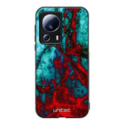 Xiaomi 13 Lite marmori suojakuoret - Blue Red Marble - Ei