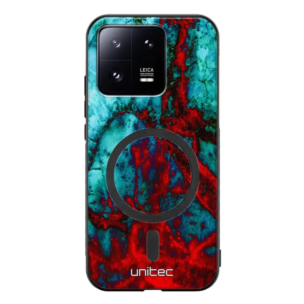 Xiaomi 13 Pro marmori suojakuoret - Blue Red Marble