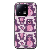 Xiaomi 13 Pro suojakuoret - Purple Teddy Bear - Ei