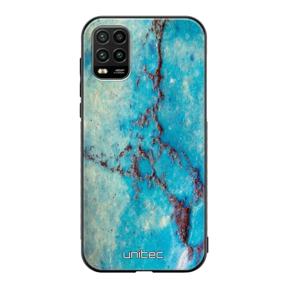 Xiaomi Mi 10 Lite marmori suojakuoret - Turquoise Marble - Ei