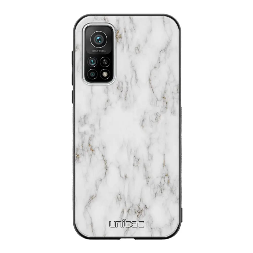 Xiaomi Mi 10T Pro marmori suojakuoret - White Marble - Ei