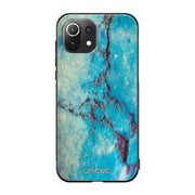 Xiaomi Mi 11 Lite marmori suojakuoret - Turquoise Marble - Ei