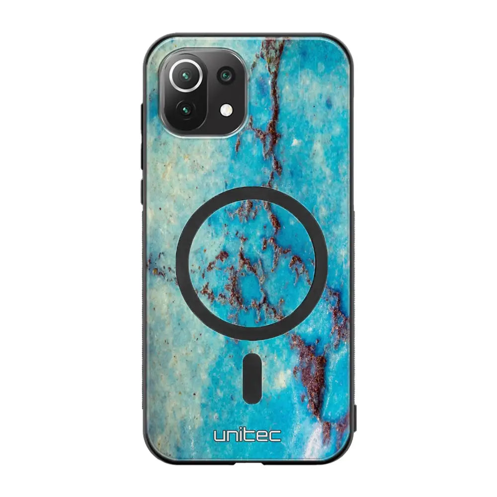 Xiaomi Mi 11 Lite marmori suojakuoret - Turquoise Marble