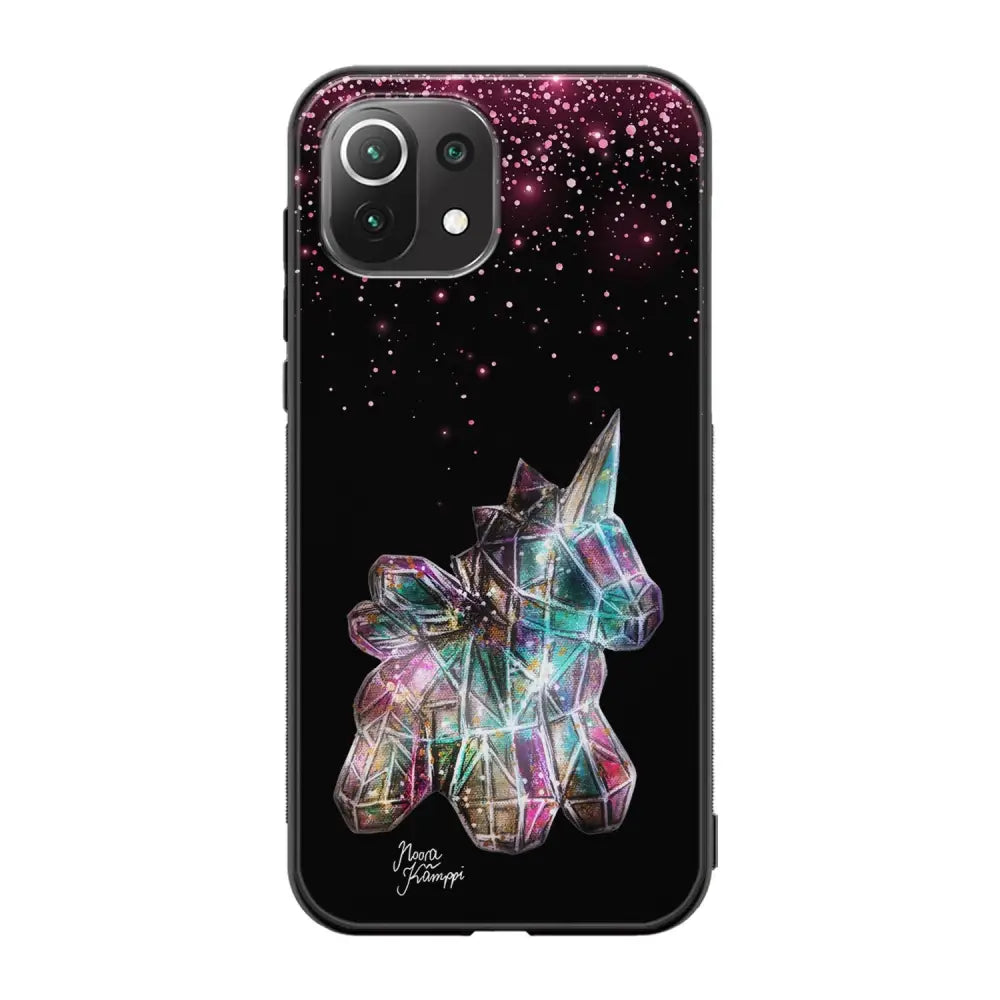 Xiaomi Mi 11 Lite unicorn suojakuoret - Pinkki - Noora Kämppi - Ei