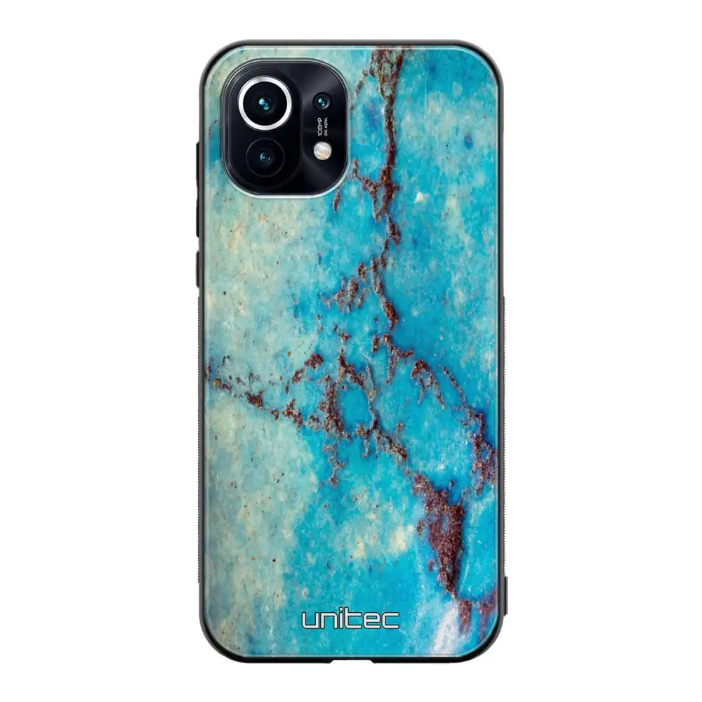 Xiaomi Mi 11 marmori suojakuoret - Turquoise Marble - Ei