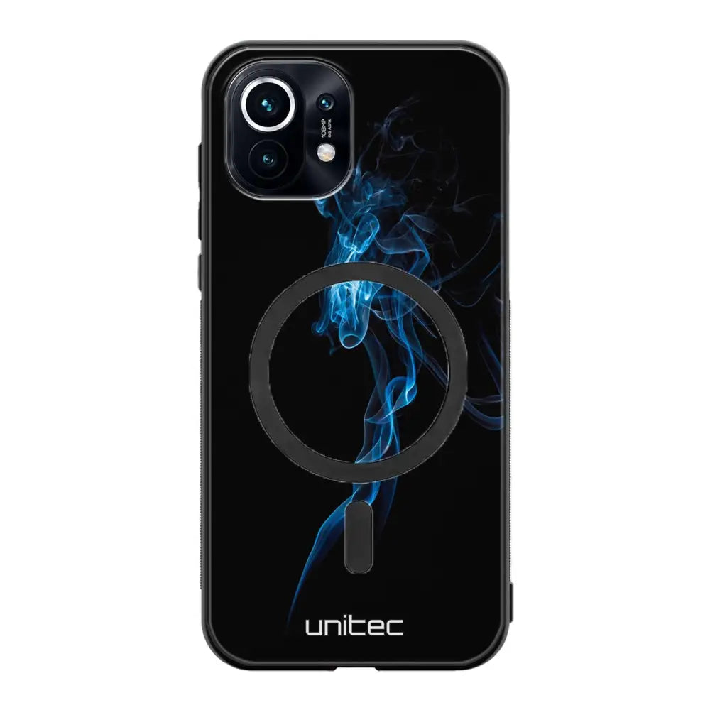 Xiaomi Mi 11 suojakuoret - Blue Smoke On Black