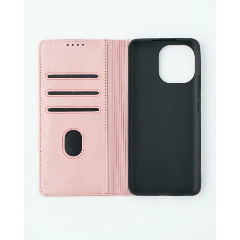 Xiaomi Mi 11 Unitec Lompakko Suojakotelo Ruusukulta