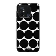 Xiaomi Redmi 12C pallo suojakuoret - Musta Pallo - Ei