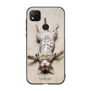 Xiaomi Redmi 9C kissa suojakuoret - Relaxing Cat - Ei