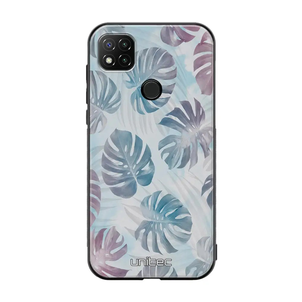 Xiaomi Redmi 9C kukka suojakuoret - Monstera Texture - Ei