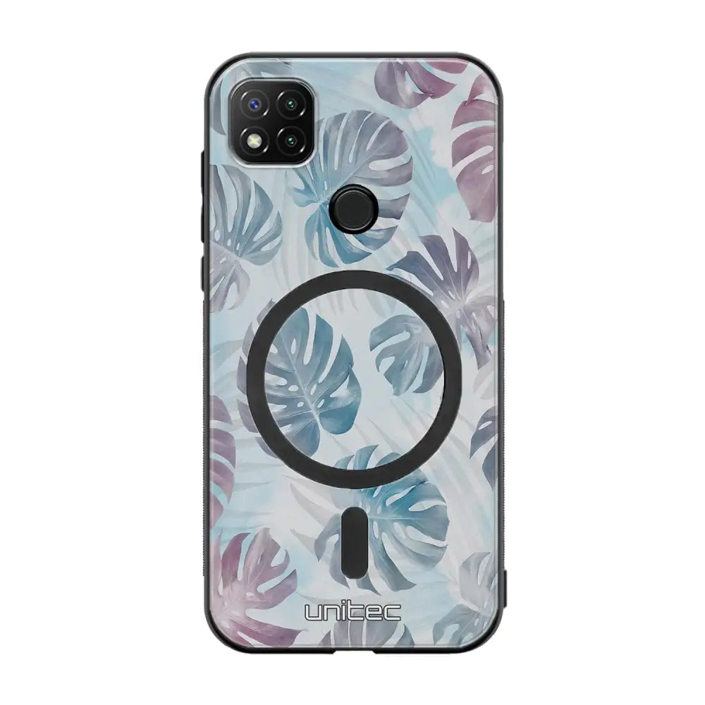 Xiaomi Redmi 9C kukka suojakuoret - Monstera Texture