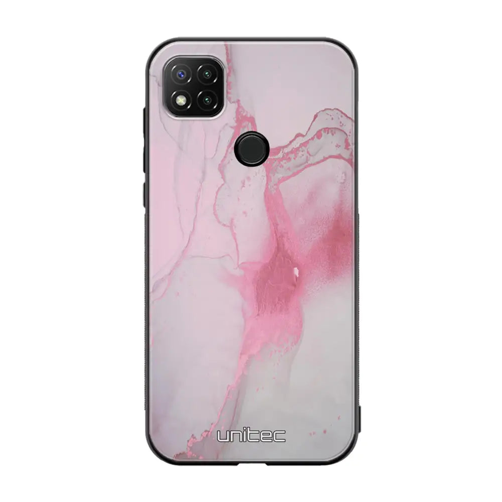 Xiaomi Redmi 9C marmori suojakuoret - Pink Pok Rie - Ei