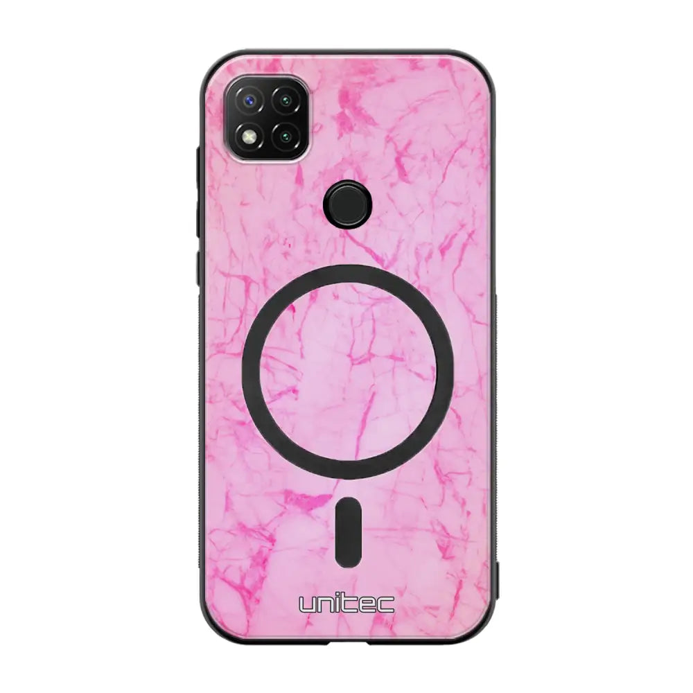 Xiaomi Redmi 9C NFC marmori suojakuoret - Light Pink Marble