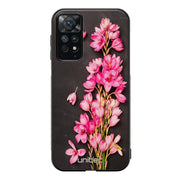 Xiaomi Redmi Note 11 Pro kukka suojakuoret - Pink Flowers - Ei